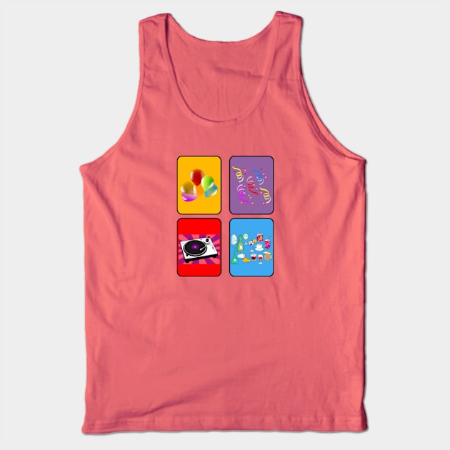 Party Time Tank Top by MissMorty2